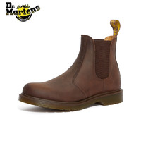 Dr.Martens 马丁（DR.MARTENS）2976 烟筒靴英伦时尚美拉德疯马皮棕色切尔西靴 深棕色 37