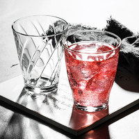 光峰（日用百货） 石冢硝子日本进口玻璃杯家用喝水杯子透明小玻璃水杯 非耐热玻璃