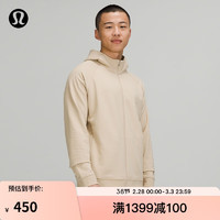 lululemon丨City Sweat 男士拉链连帽衫 LM3CCGS 浅驼色(LM3CBZS) S