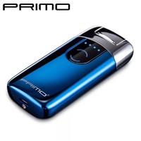 PRIMO派瑞PRIMO打火机充电usb电子点烟器刻字感应双电弧打火机防风 蓝冰-不刻字-不含手提袋