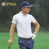 PGA 高尔夫服装男士短袖T恤 时尚运动球衣 高尔夫弹力衣服 PGA 101150-白色 L