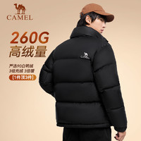 【火山2.0】Camel骆驼男装羽绒服男短款冬季加厚抗寒面包服