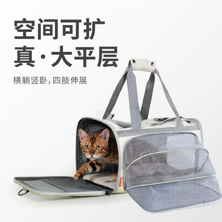 PAWAII猫包外出便携猫咪背包宠物太空舱坐车神器保暖箱狗包大容量 