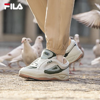 FILA 斐乐男鞋MIX 2复古板鞋2024春舞动鞋2运动休闲鞋 初雪白/柏树绿-PC 40.5