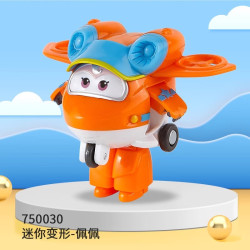 auldey奥迪双钻超级飞侠迷你变形机器人佩佩儿童玩具男孩女孩生日礼物