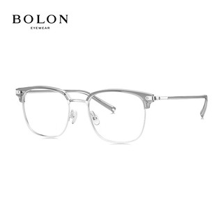近视眼镜框商务眉线框眼镜男士 BJ6105+暴龙1.74防蓝光镜片