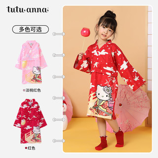 tutuanna 趣趣安娜 家居服童款睡衣日系可爱HelloKitty棉质春秋童趣睡衣裙