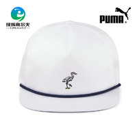 PUMA 彪马 高尔夫球帽男士夏季帽休闲舒适半弧形帽檐简约时尚golf球帽男