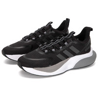 adidas 阿迪达斯 AlphaBounce+ 轻便透气减震耐磨低帮运动鞋 HP6144/黑色/灰色 42.5