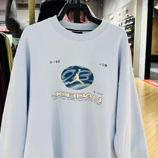 耐克（NIKE）卫衣女装春季运动服针织圆领休闲上衣套头衫FV4021-823 FV4021-423蓝色 L