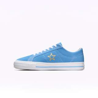 匡威（Converse） One Star Pro春男女烫金滑板鞋复古蓝蓝色A06647C A06647C 36