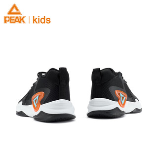 匹克童鞋儿童篮球鞋专业实战球鞋男童鞋透气防滑运动鞋 黑色 39