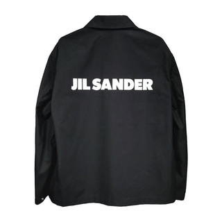 吉尔·桑达（Jil Sander） 新款男装Logo印花衬衫式外套休闲衬衣上衣 J23BN0003_J45071 黑色 46