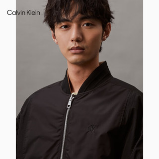 Calvin Klein Jeans24春夏新款男士双面穿时尚印花棒球领飞行员夹克J325380 BEH-太空黑 XXL