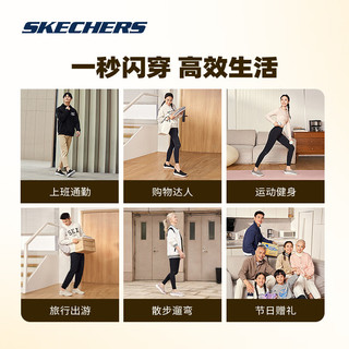 斯凯奇（Skechers）GO WALK JOY女士轻质一脚蹬健步鞋124641 海军蓝色/白色/NVW 35