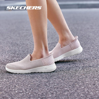 斯凯奇（Skechers）GO WALK JOY女士轻质一脚蹬健步鞋124641 浅粉色/LTPK 35.5