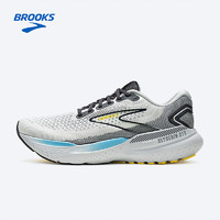 BROOKS 布鲁克斯 跑步鞋男注氮科技透气运动鞋缓震跑鞋Glycerin 21甘油 椰奶色/铁灰/黄色 42.5