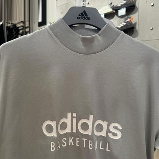 阿迪达斯 （adidas）短袖男装女装春季训练运动服宽松透气休闲T恤 IA3447灰色 S