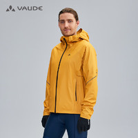 巍德（VAUDE）户外运动登山徒步男女中性款防风防雨3L冲锋衣外套 金盏黄 S