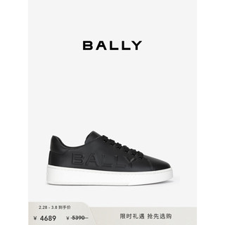 BALLY/巴利24春夏男士黑白拼色皮革运动休闲鞋6306430 拼色 39.5