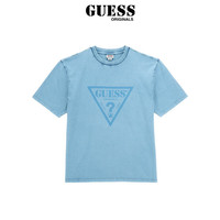 GUESS Originals 24年男女同款马卡龙纯色T恤-M3BI82K9XF1 FB3W-蓝色 XL