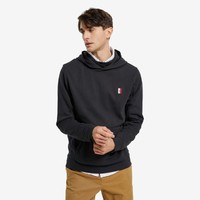 TOMMY HILFIGER 男条纹织带镶边小高领浮雕LOGO连帽卫衣C8878J3849