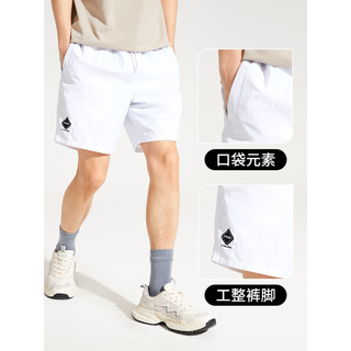 热风2024年夏季男士休闲短裤 01黑色 XL