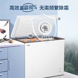 Ronshen 容声 249升低霜大容量冰柜家用商用冷藏冷冻转换冷柜 一级能效  BD/BC-249ZMSMA