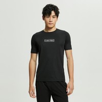 卡尔文·克莱恩 Calvin Klein CK运动夏季男士网眼拼接透气印花短袖T恤4MS2K143