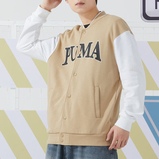 彪马（Puma）男装夹克 2024春季时尚运动服跑步训练舒适休闲服上衣外套 681267-83 2XL【185-190cm/170-190斤】