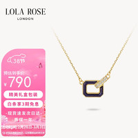 LOLA ROSE Lola Q蓝砂石项链女生日礼物送女友