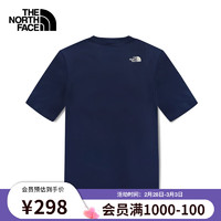 北面 短袖T恤男8AUW 8K2/藏青色 XXL/185