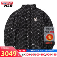 美职棒（MLB）男装女装 保暖羽绒服时尚户外运动服休闲外套 3ADJM0236-50BKS M