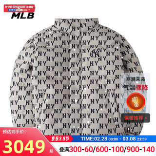 美职棒（MLB）男装女装 保暖羽绒服时尚户外运动服休闲外套 3ADJM0236-50CRD S