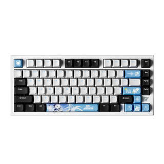 VXE V75X 三模机械键盘 80键 极地 极地狐轴 RGB