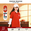Teenie WeenieTeenie Weenie小熊卡通POLO衫T恤女夏季女t恤 红色 160/S