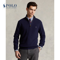 Ralph Lauren/拉夫劳伦男装 经典款四分之一拉链针织毛衫RL15743