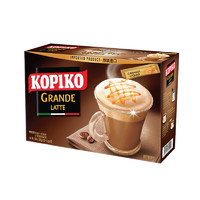 可比可 KOPIKO）豪享拿铁咖啡12包*32g  三合一速溶咖啡饮料  印尼进口