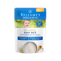 BELLAMY'S 贝拉米 澳洲进口贝拉米婴幼儿有机辅食益生元GOS米粉125g/袋4+