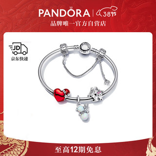 PANDORA 潘多拉 圣诞雪精灵故事手镯套装B80240219CM