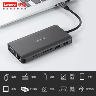 Lenovo 联想 HDMI多功能转换器HubVGA分线器