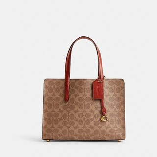 补贴购：COACH 蔻驰 CARTER CARRYALL 女士28号手袋 CK457 B4NQ4