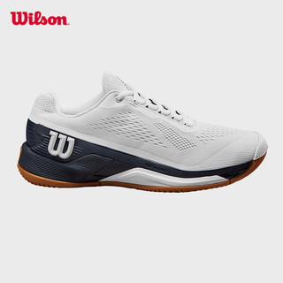 威尔胜（Wilson）24年网球鞋成人RUSH PRO 4.0稳定系列女款专业网球鞋 【海军蓝】WRS332610-女款 US 7.0