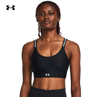 安德玛（UNDERARMOUR）春夏Infinity 2.0女子训练运动内衣-中强度1384123 黑色001 XL A-C