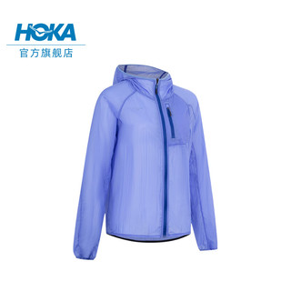 HOKA ONE ONE 女款春夏超轻跑步夹克户外SKYFLOW JACKET 轻薄透气 宇宙蓝 S