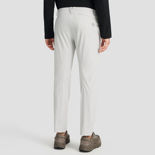 DESCENTE迪桑特 DUALIS系列都市通勤男士梭织运动长裤 LG-LIGHT GRAY XL(180/88A)