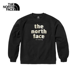 THE NORTH FACE 北面 针织卫衣女户外舒适宽松套头衫23秋新86QA JK3/黑色 XL