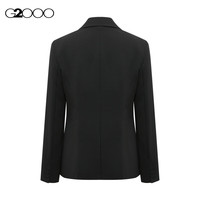 G2000【凉感】G2000女装SS24商场吸湿速干凉感多面弹性西装外套 速干-黑色修身26寸 34