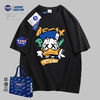 NASA SOLAR NASA夏季背包熊纯棉短袖T恤半袖潮