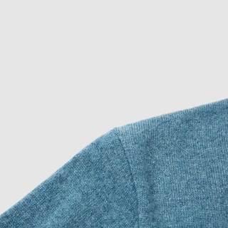 HLA海澜之家羊绒衫柔软保暖圆领细腻亲肤修身长袖毛衣男 蓝绿04（纯羊绒） 170/88A/M